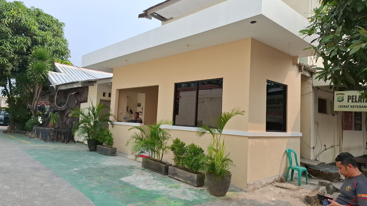 Perbaikan Ruang Polsek Cikarang Barat